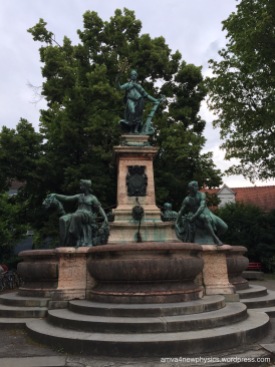 Lindavia-Brunnen fountain, close to the Stadttheater