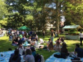 During the Science Picnic on the Arboretum Lawn (Mainau)